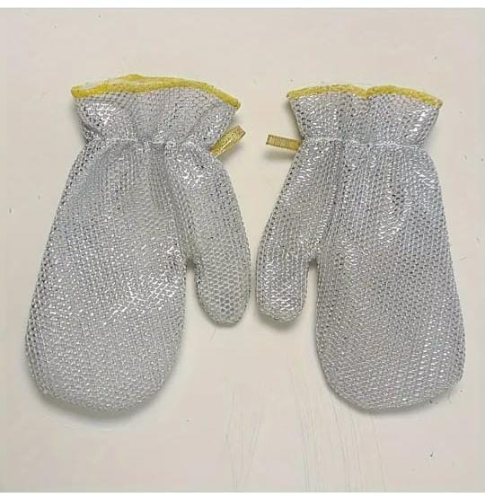 VERY GOOD QUALITY steel wire dishwashing gloves, waterproof gloves for washing dishes.