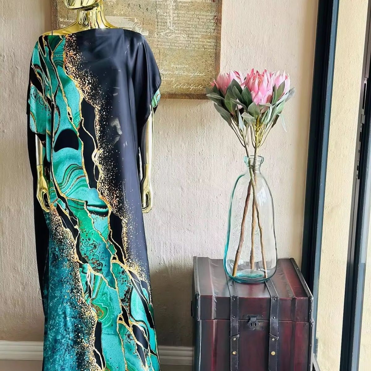 Hot selling cross-border summer satin ice silk new spring summer thin long dress plus plus long skirt