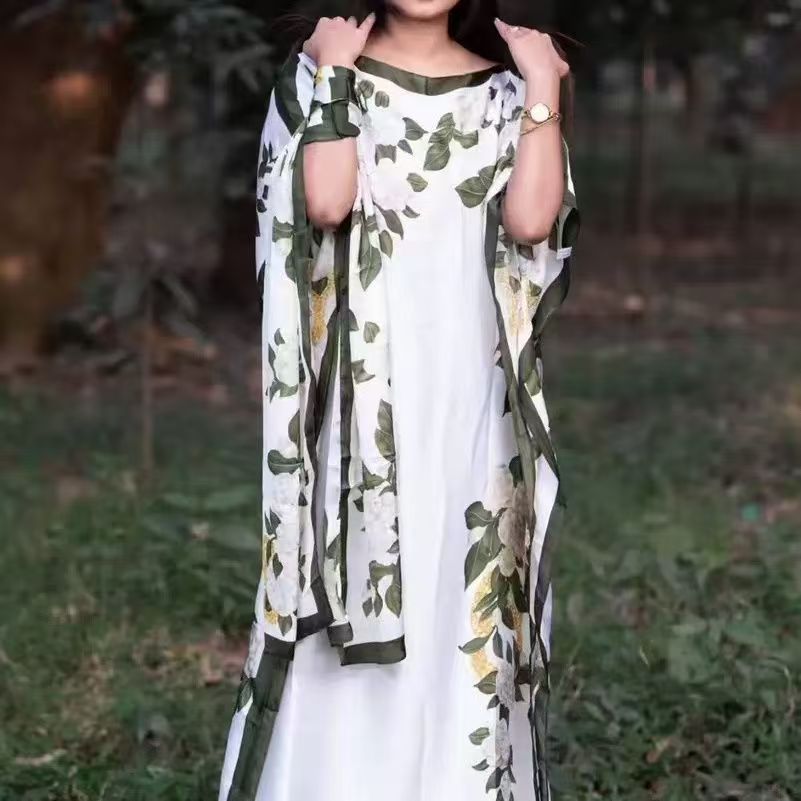 (Shawl+Skirt) Summer Long Skirt Hot Sale 2025 Summer Sunscreen Large Size Loose