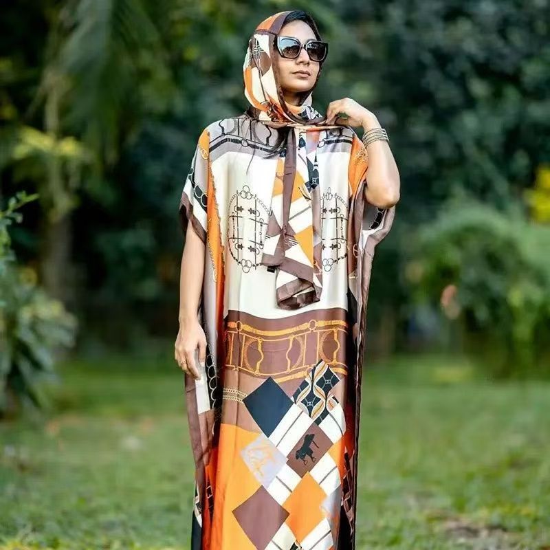 (Shawl+Skirt) Summer Long Skirt Hot Sale 2025 Summer Sunscreen Large Size Loose