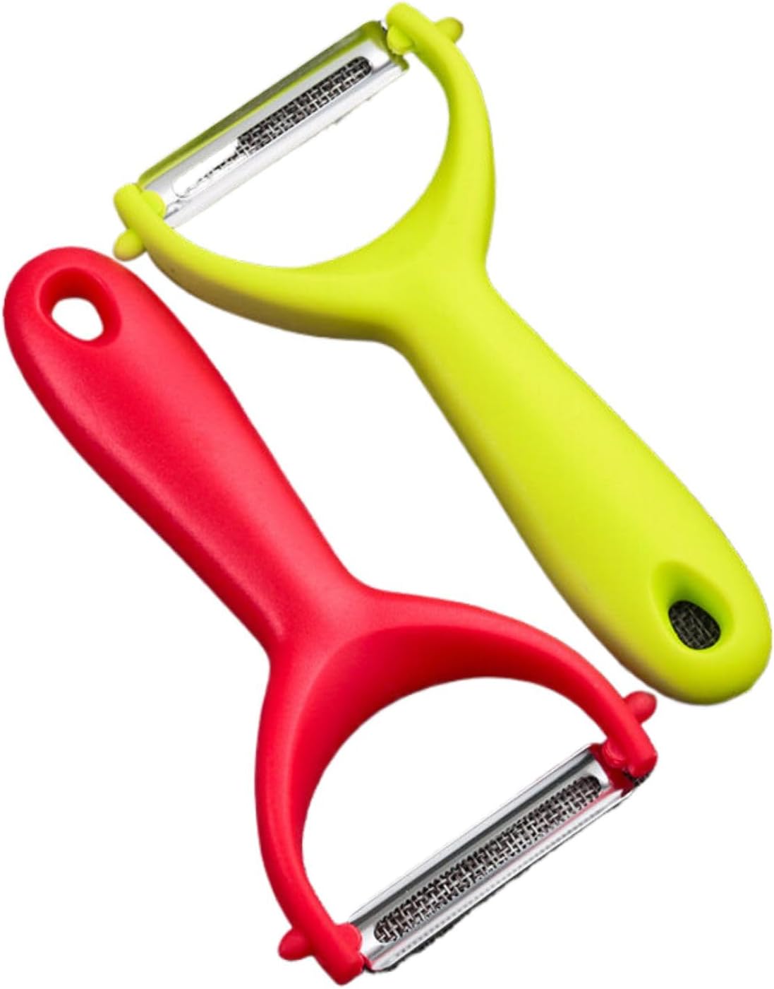 Vegetable, Apple Peelers for kitchen, Fruit, Carrot, Veggie, Potatoes Peeler, Y-Shaped and I-Shaped Stainless Steel Peelers, with Ergonomic Non-Slip Handle & Sharp Blade, Good Sturdy