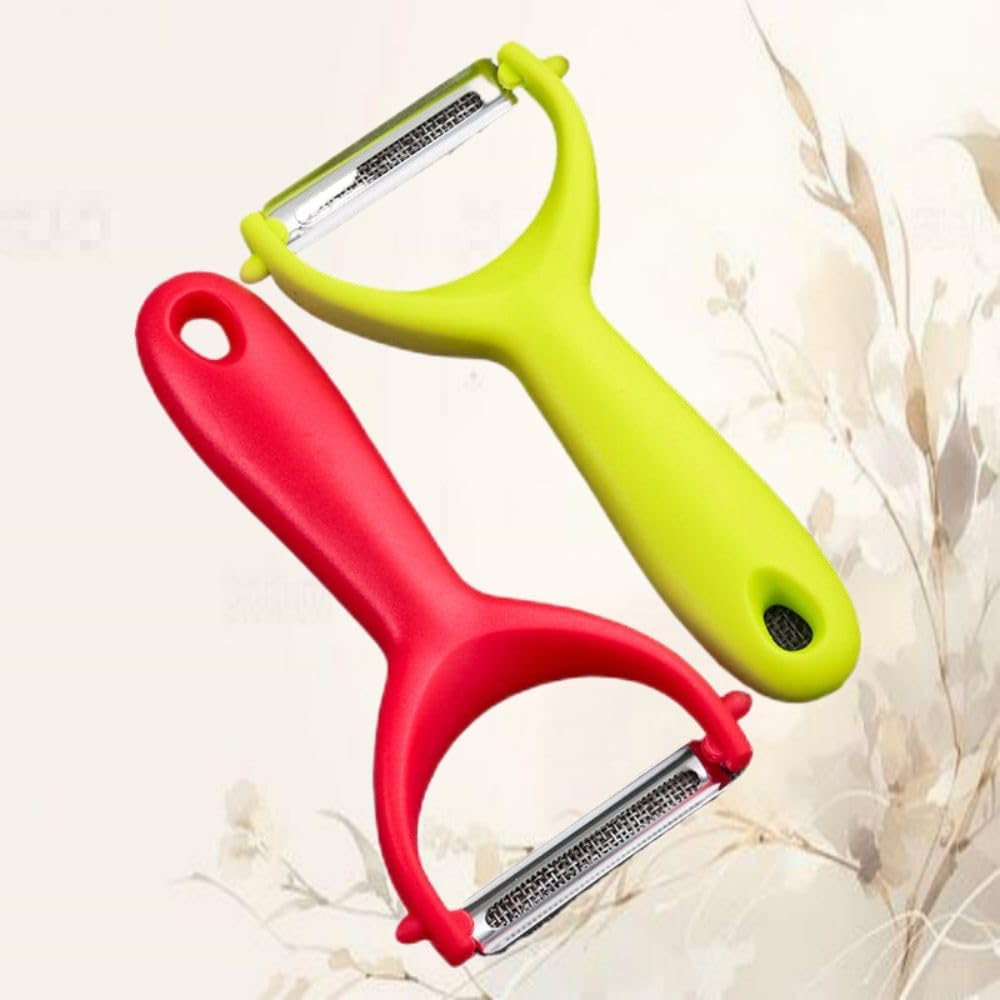 Vegetable, Apple Peelers for kitchen, Fruit, Carrot, Veggie, Potatoes Peeler, Y-Shaped and I-Shaped Stainless Steel Peelers, with Ergonomic Non-Slip Handle & Sharp Blade, Good Sturdy