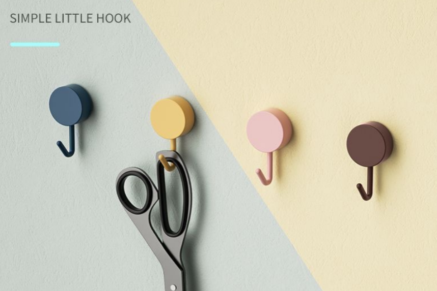 Hook super strong adhesive force traceless adhesive hook strong rack Disney creative kitchen bathroom dormitory self-adhesive hook