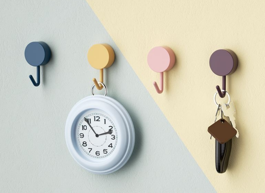 Hook super strong adhesive force traceless adhesive hook strong rack Disney creative kitchen bathroom dormitory self-adhesive hook