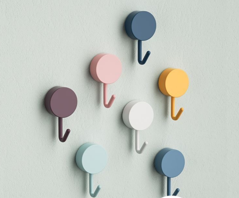 Hook super strong adhesive force traceless adhesive hook strong rack Disney creative kitchen bathroom dormitory self-adhesive hook