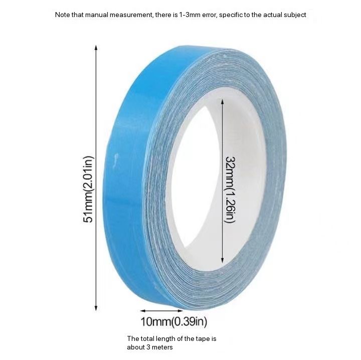 Glow in The Dark Tape, 10 ft x 0.03inch High Luminance Photoluminescent Tape, Bright for Black Rooms and Dark Areas, Luminous Tape Sticker, Safety Use to Mark Stairs, Walls, Steps, Railings, Exits