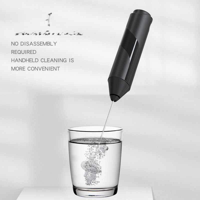 Powerful Milk Frother Wand - Mini & Mighty Handheld Drink Mixer - Portable Coffee Frother For Latte, Cappuccino, Matcha, Hot Chocolate, Creamer