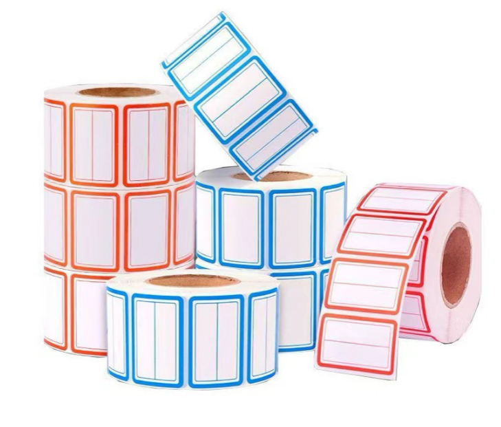 Self-adhesive label paper label stickers self-adhesive paper wholesale self-adhesive name stickers primary school student name stickers