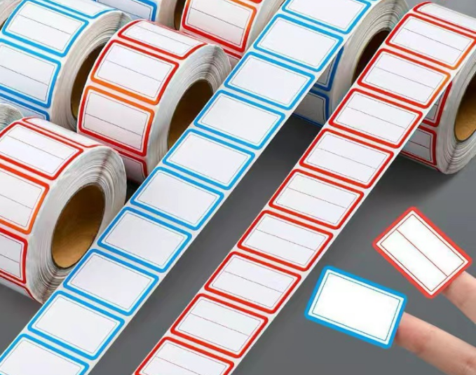 Self-adhesive label paper label stickers self-adhesive paper wholesale self-adhesive name stickers primary school student name stickers