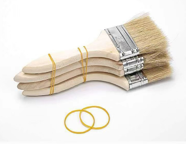 Buy 1000 get 100 free [send 1100 pieces] Rubber band yellow cowhide band wholesale high elastic durable industrial rubber ring leather sleeve tied vegetable rubber band strong endurance multi-purpose