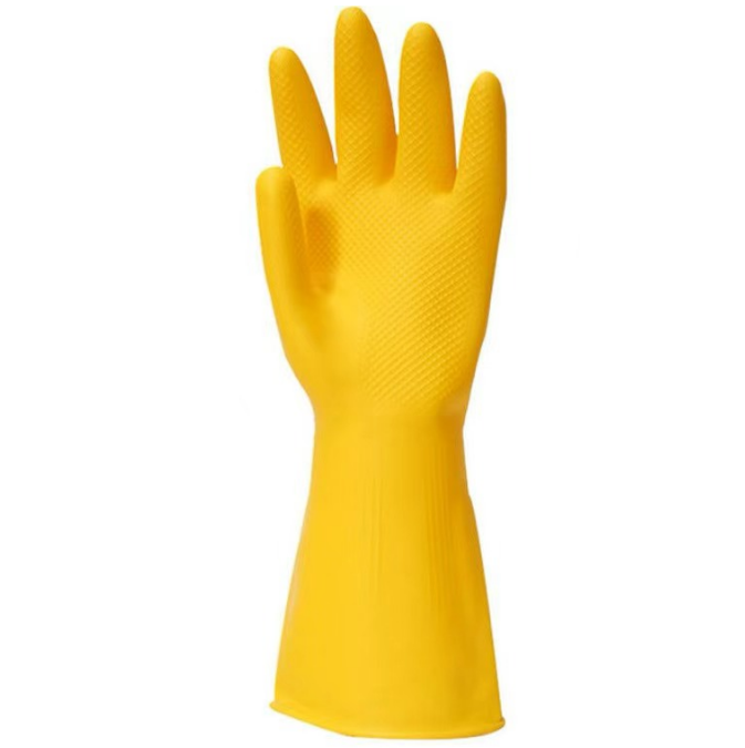 Latex Dishwashing Gloves Women's Waterproof Household Kitchen Washing Bowl Washing Clothes Vegetable Cleaning Household