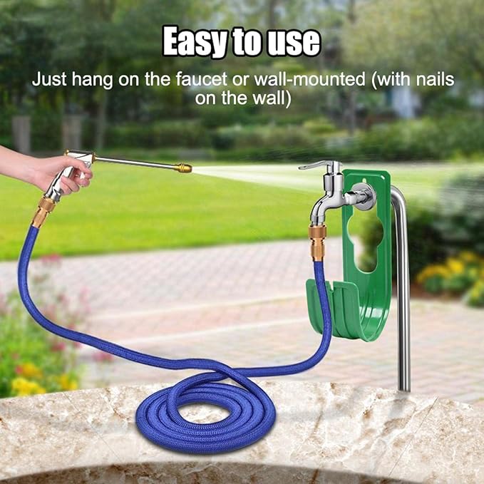 Garden Hose Hanger,Water Hose Holders For Outside,Portable Hose Holder,Garden Hose Carrier,Garden Hose Holder-Wall Mounted Tap Watering Hose Organizer Storage Holder Agriculture Hose Pipe Reel Holder
