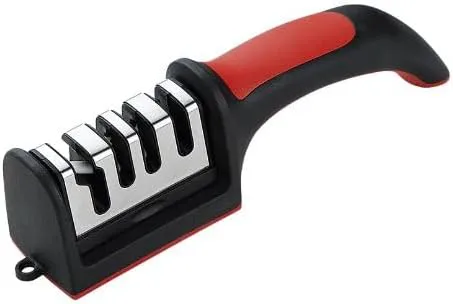 Professional 4-in-1 Kitchen Knife Sharpener – Best Professional 4-Stage Tool Kit for Razor Sharp Knives | Highest-Rated, Top Ten Smart Sharpener Gadget for Safe, Easy, Precision Sharpening