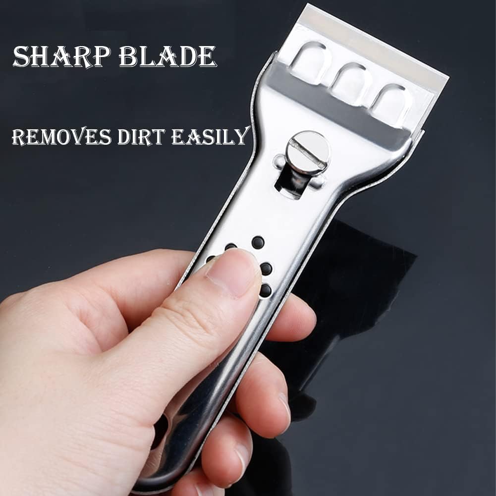 Stainless Steel Cleaning Shovel, Multifunctional Cleaning Shovel Kitchen Tile decontamination Scraper Wall and Floor Cleaning Scraper, Household Gadgets Multifunctional Kitchen Cleaning Shovel, 1 PCS