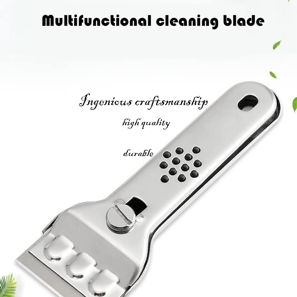 Stainless Steel Cleaning Shovel, Multifunctional Cleaning Shovel Kitchen Tile decontamination Scraper Wall and Floor Cleaning Scraper, Household Gadgets Multifunctional Kitchen Cleaning Shovel, 1 PCS