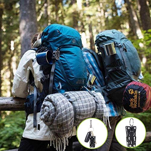 MINI Multitool Pliers, Birthday Christmas Gifts for Men Boyfriend Dad Husband Women, Pocket Knife 14-In-1, Rugged and Practical Portable Computer and Bike Gadgets, Black Camping and Survival Tools