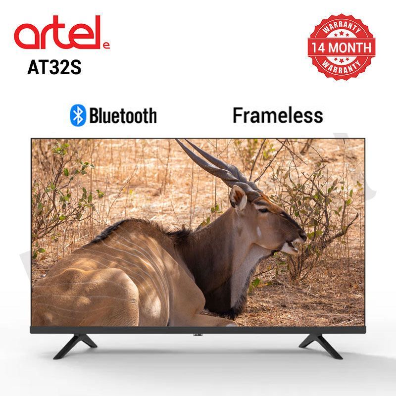 (Special offer)Artel 32 inch Frameless Bluetooth Smart TV(AT32S) Netflix Youtube Android AC Energy Saving Televison 1G+8G