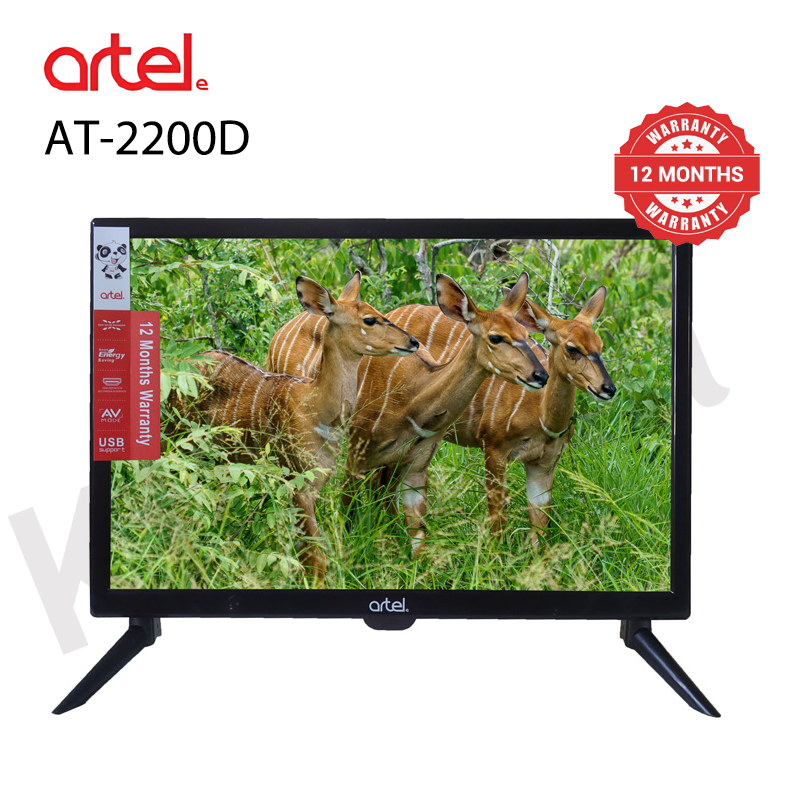 Artel 22 inch Digital AC/DC TV(AT-2200D)Original 1080P Energy Saving Televison with 12 Months Warranty