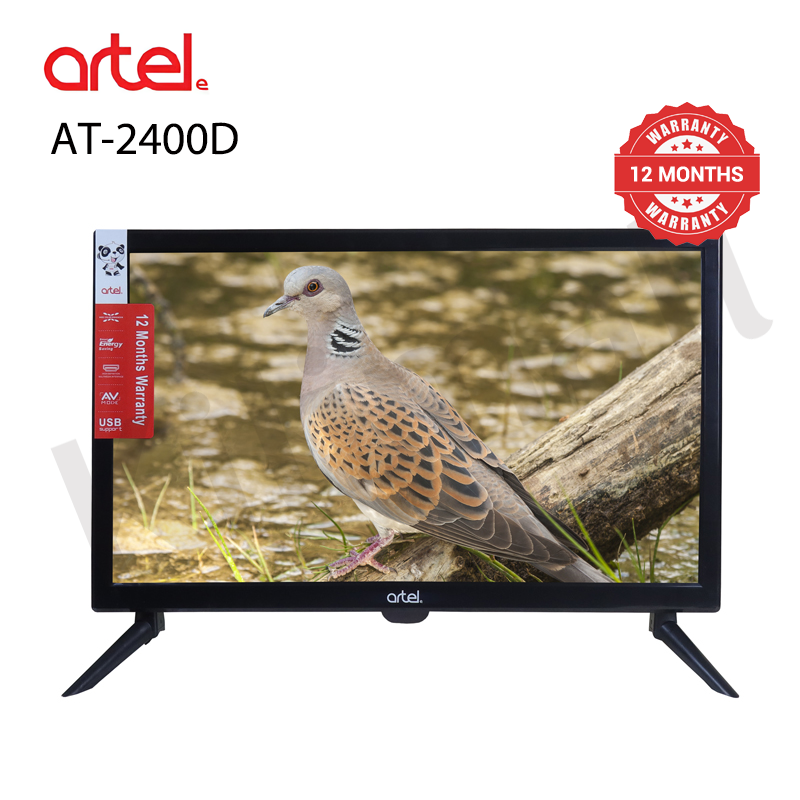 Artel 24 inch Digital AC/DC TV(AT-2400D)Original 1080P Energy Saving Televison with 12 Months Warranty
