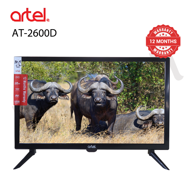 Artel 26 inch Digital AC/DC TV(AT-2600D)Original 1080P Energy Saving Televison with 12 Months Warranty