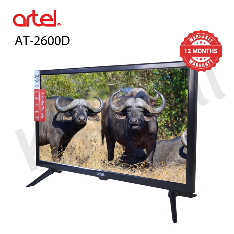 Artel 26 inch Digital AC/DC TV(AT-2600D)Original 1080P Energy Saving Televison with 12 Months Warranty