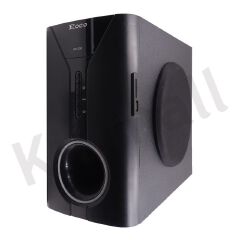 EOCO Sound Bar 2.1CH Multimedia Speaker System Bluetooth Subwoofer GD-200 Home Theater Audio BT/USB/SD/FM Remote Control 75W PMPO 20000W