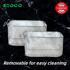 EOCO 6L*2 Commercial Home Electric 12L Deep Fryer Stainless Steel Silver Cookware Fast even heating, removable parts, overheat protection, great for restaurants daily household frying