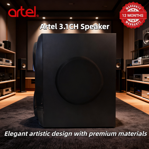 Artel AT-211 3.1CH Multimedia Bluetooth Subwoofer Speaker, 20000W High Power Home Audio System | Supports Bluetooth/USB/SD/FM Multi-Mode Playback, Remote Control Included, 12-Month Warranty.