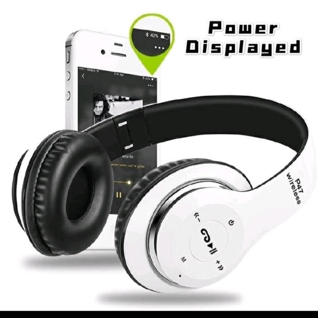 RichRipple P47 Wireless Stereo Bass Bluetooth Headphone Sports Foldable Headset With TF Micro for IOS/Android