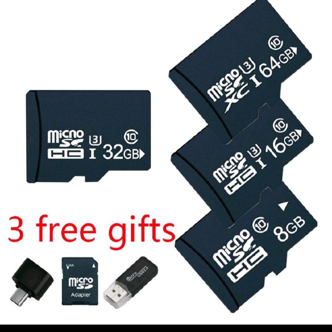 【3 free gifts】High Speed TF Card Micro SD Card memory Card MicroSD 16G 32G 64G 128G memorycard For phones Camera