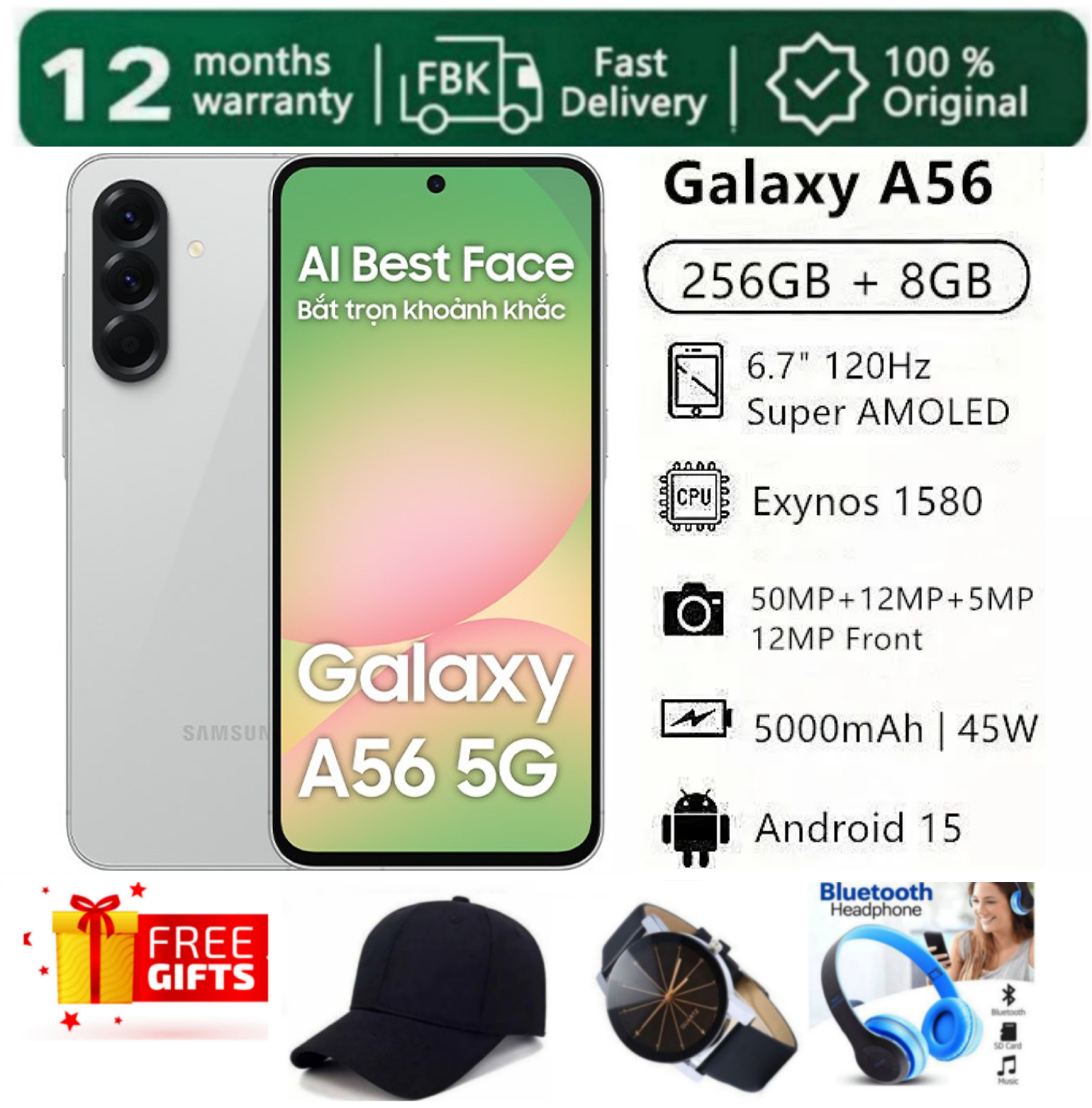 Best price for SUPER DEALS!!! SAMSUNG GALAXY A56 5G 256GB ROM + 8GB RAM ...