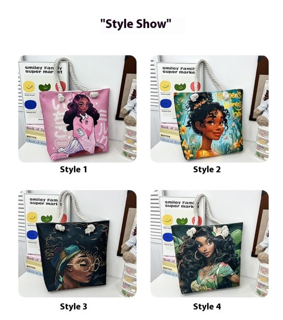 African American Liucan Tote Bags