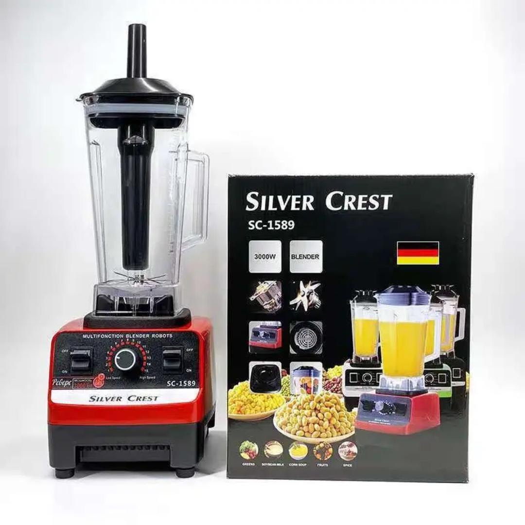 Silver Crest 2 IN 1 Multifunctional Electric Blender. Heavy Duty Commercial Blender/Grinder. Household, Hotels Commercial Blender