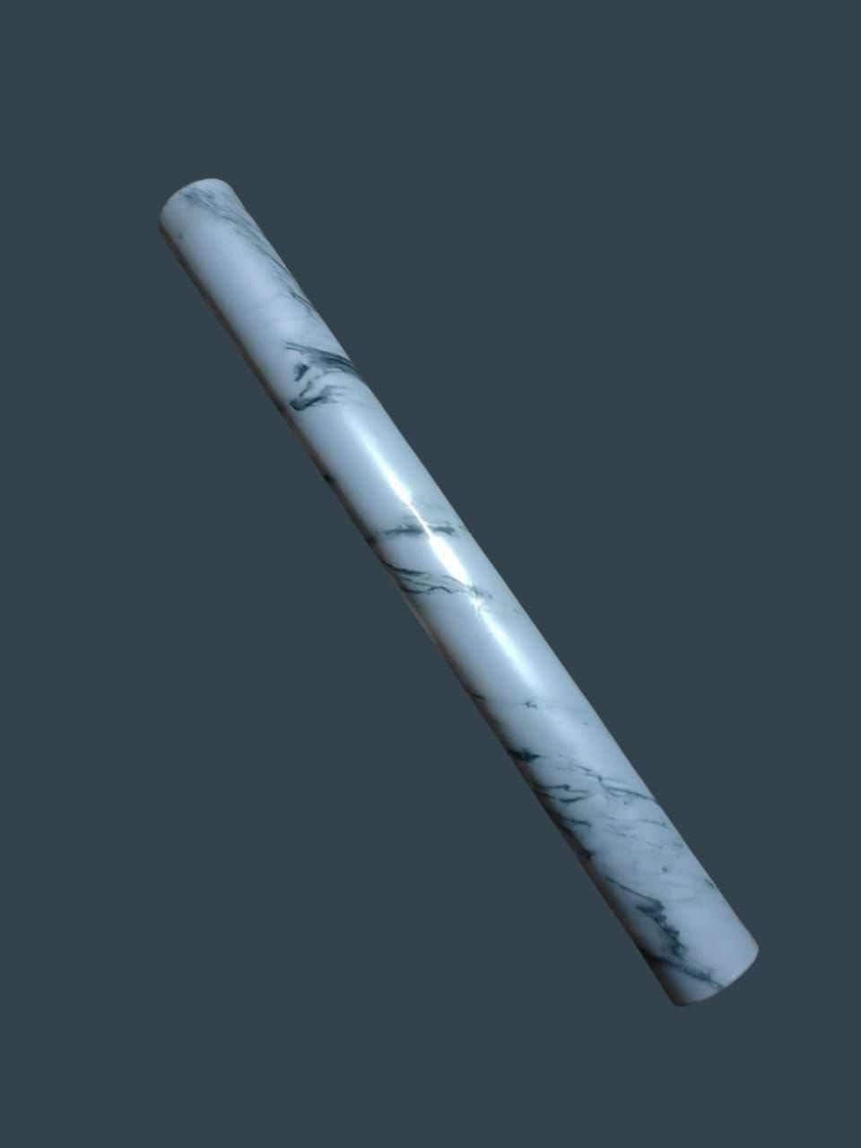 MARBLE CONTACT PAPER GRANITE WHITE/GREY KITCHEN COUNTERTOP CABINETS FURNITURE REFURBISHMENT WALL PAPER THICK REMOVABLE WALLPAPER PEEL AND STICK VINYL WRAP EASY TO USE