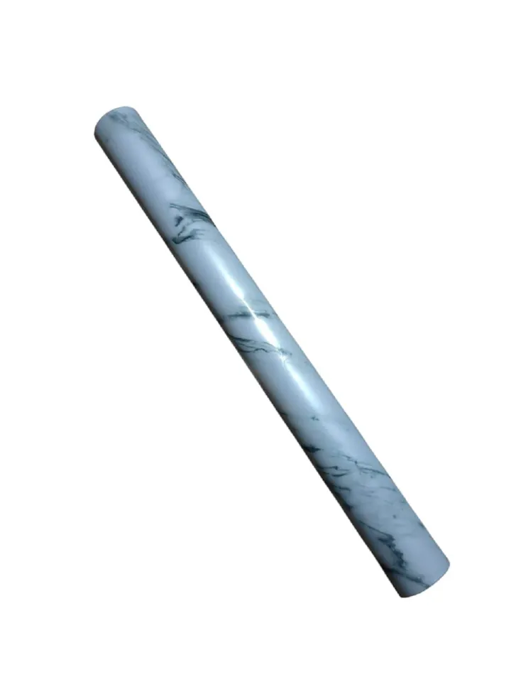MARBLE CONTACT PAPER GRANITE WHITE/GREY KITCHEN COUNTERTOP CABINETS FURNITURE REFURBISHMENT WALL PAPER THICK REMOVABLE WALLPAPER PEEL AND STICK VINYL WRAP EASY TO USE