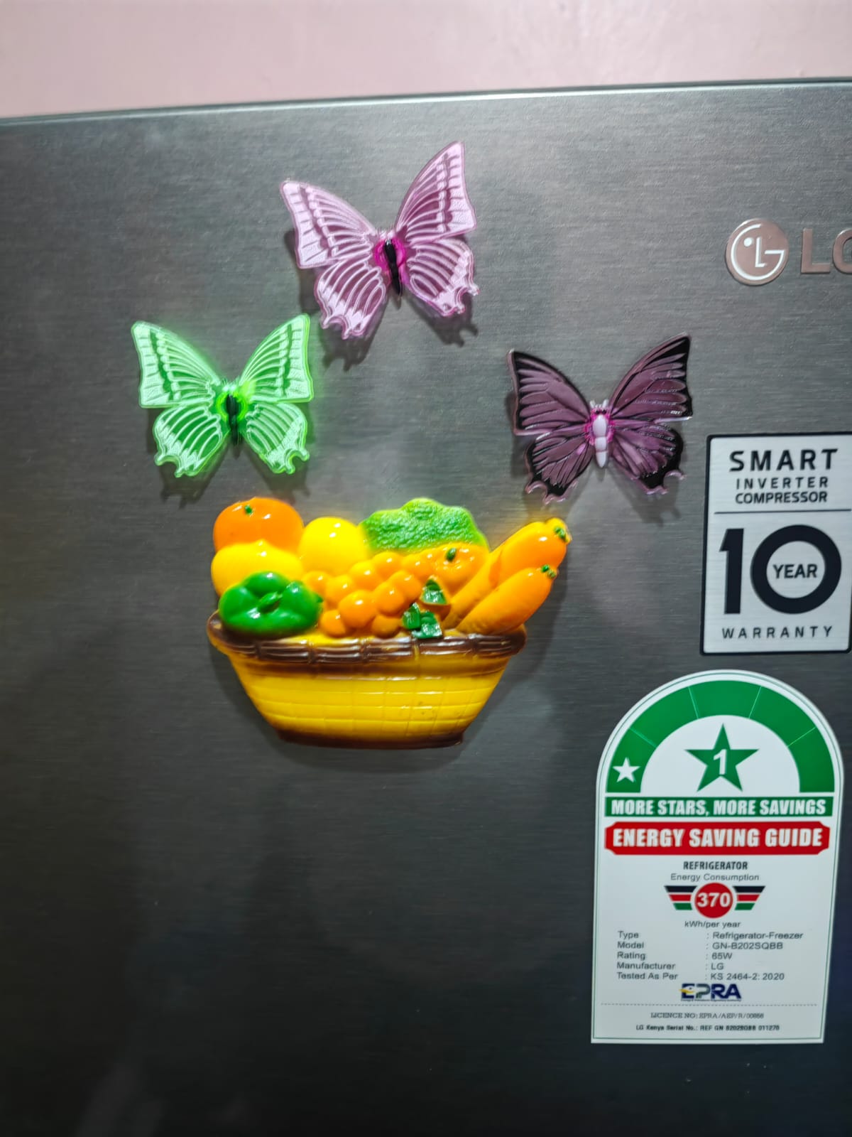 REFRIGERATOR MAGNETS VEGETABLES BASKET & BUTTERFLY FRIDGE MAGNET CUTE MAGNETS FOR FRIDGE – SET OF 8, REALISTIC DESIGN MAGNETS CREATIVE AND COLORFUL MAGNETIC KITCHEN DECOR