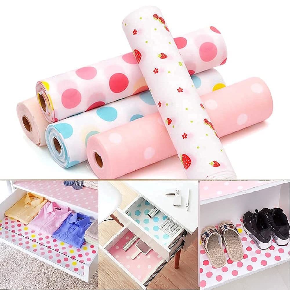 DRAWER MAT / LINER ROLL MAT WATER PROOF DRAWER LINERS SHELF CABINET CLOSET CUPBOARD MAT ROLL NON-ADHESIVE WATERPROOF NON-SLIP PROOF REFRIGERATOR KITCHEN PROTECTOR LINING SIZE 30*500CM