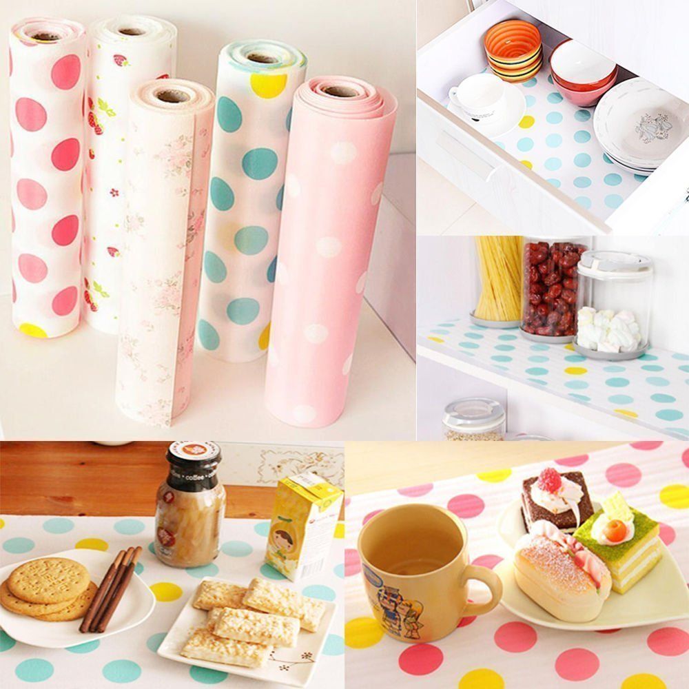 DRAWER MAT / LINER ROLL MAT WATER PROOF DRAWER LINERS SHELF CABINET CLOSET CUPBOARD MAT ROLL NON-ADHESIVE WATERPROOF NON-SLIP PROOF REFRIGERATOR KITCHEN PROTECTOR LINING SIZE 30*500CM