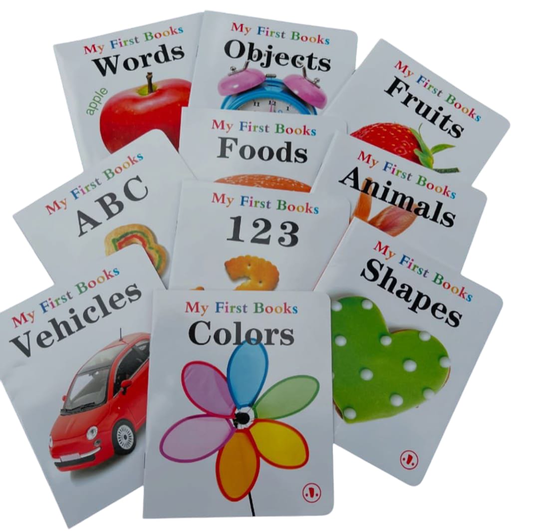 MY FIRST BOOKS-SET 10 BABY BOOKSMY FIRST LIBRARY: BOXSET OF 10 BOOKS FOR FIRST WORDS, ALPHABET, NUMBERS, AND MORE! BABY BOOKS