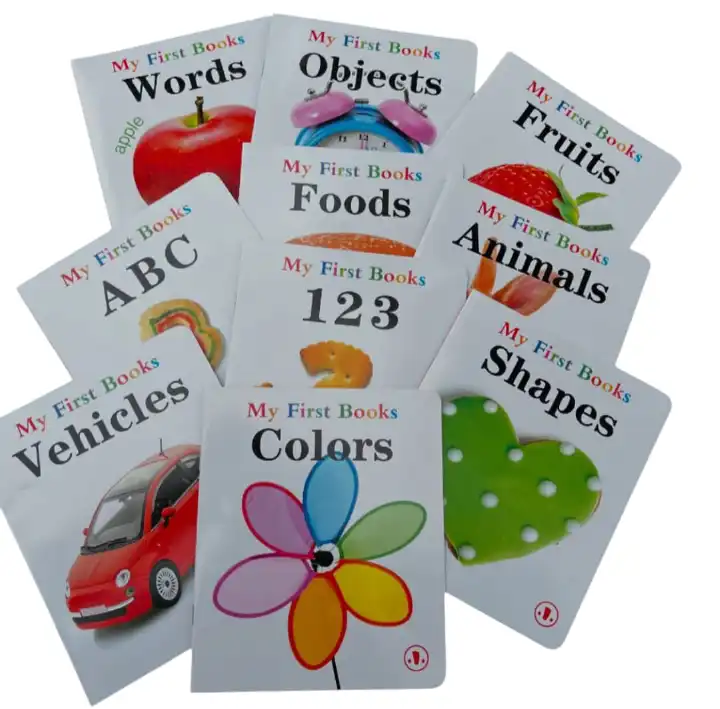 MY FIRST BOOKS-SET 10 BABY BOOKSMY FIRST LIBRARY: BOXSET OF 10 BOOKS FOR FIRST WORDS, ALPHABET, NUMBERS, AND MORE! BABY BOOKS
