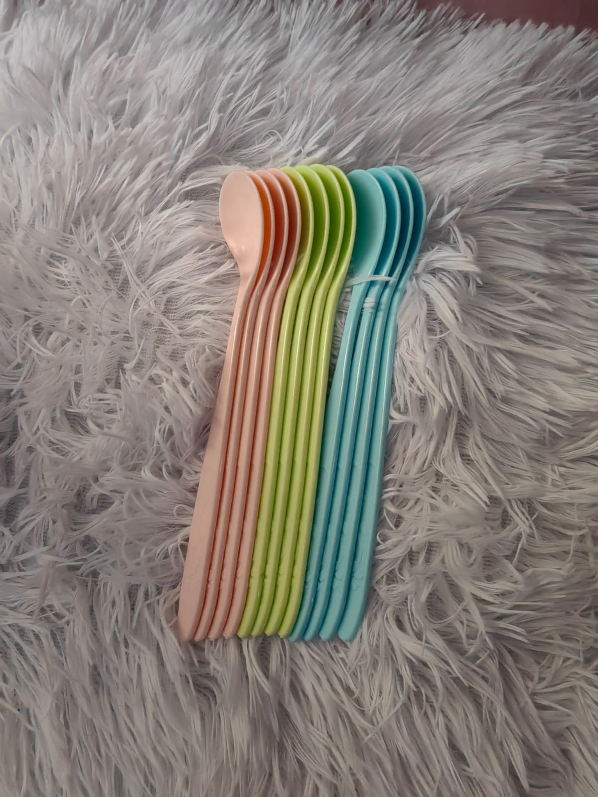 6 PIECES FOOD GRADE HIGH QUALITY BABY SPOONS KIDS PLASTIC SPOONS, REUSABLE TODDLER UTENSILS KIDS WITH BRIGHT COLORS, IDEAL FOR TRAVEL SCHOOL LUNCH BOX OR CAMPING, BPA FREE KIDS UTENSILS