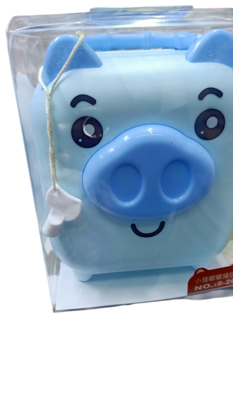 CUTE PIGGY BANK FOR MONEY BANK COIN BANK FOR BOYS AND GIRLS MY FIRST UNBREAKABLE MONEY BANK LARGE SIZE DECORATION SAVINGS CHRISTMAS, HALLOWEEN, BIRTHDAY GIFT (BLUE & GREEN)