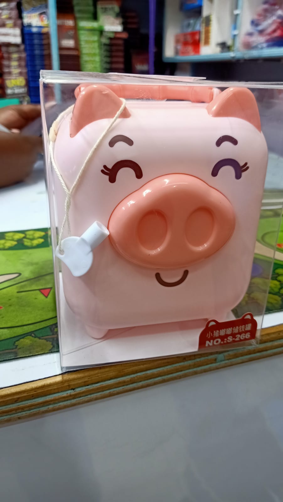 CUTE PIGGY BANK FOR MONEY BANK COIN BANK FOR BOYS AND GIRLS MY FIRST UNBREAKABLE MONEY BANK LARGE SIZE DECORATION SAVINGS CHRISTMAS, HALLOWEEN, BIRTHDAY GIFT (BLUE & GREEN)