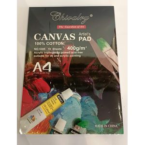 Canvas Artist's Pad A4 (10 Sheets 400g/m²)