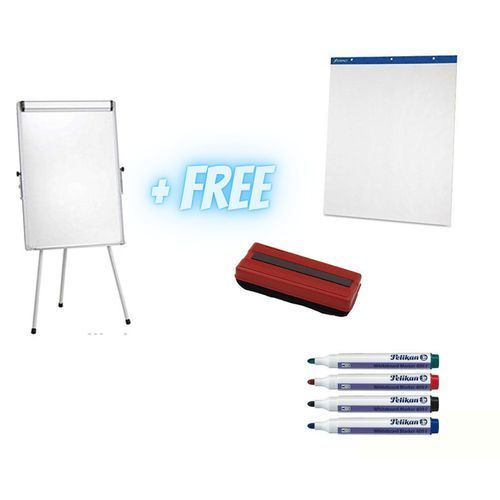 Flip Chart Board 3 Ft * 2Ft With Easel Stand With 2 Makers and Eraser