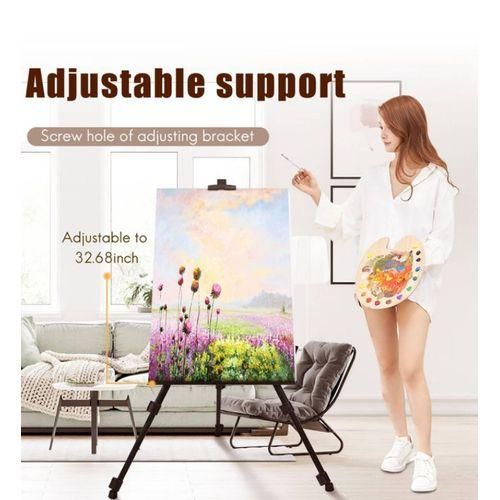 Artist's Display Easel Stand Adjustable Black/canvas stand