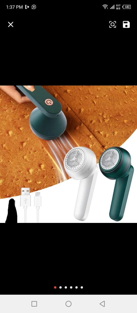 Electric lint remover, portable, for clothes ball Trimmer available  to Remove Pilling for Clothes, Furniture, Sweater, Couch, Blanket