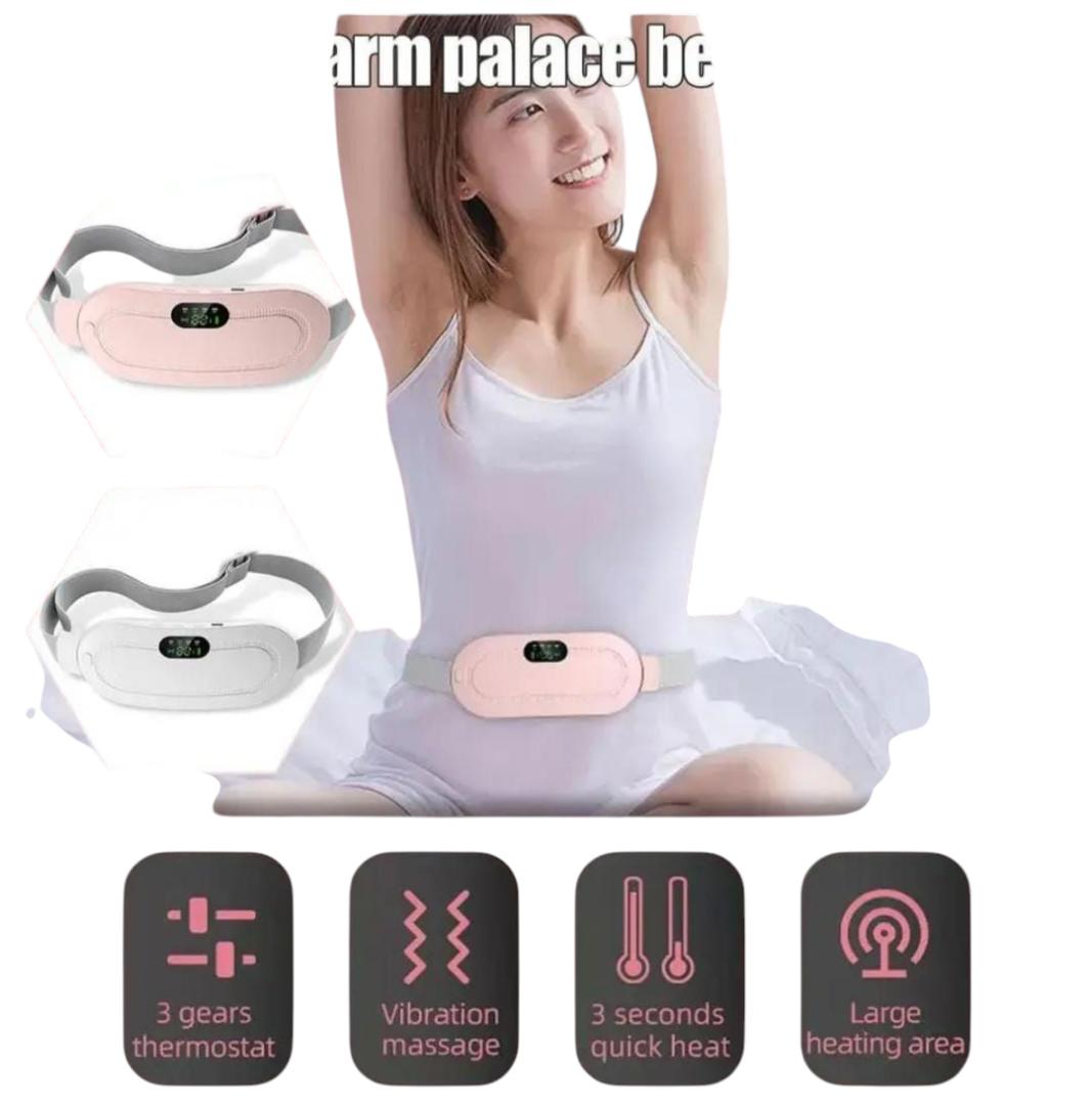 Menstrual heating pad helps in relieving pain and dysmenorrhea/discomfort, Portable Electric Heating Pad for Period Cramps Vibrating Heating Pads with 7 Heat Levels