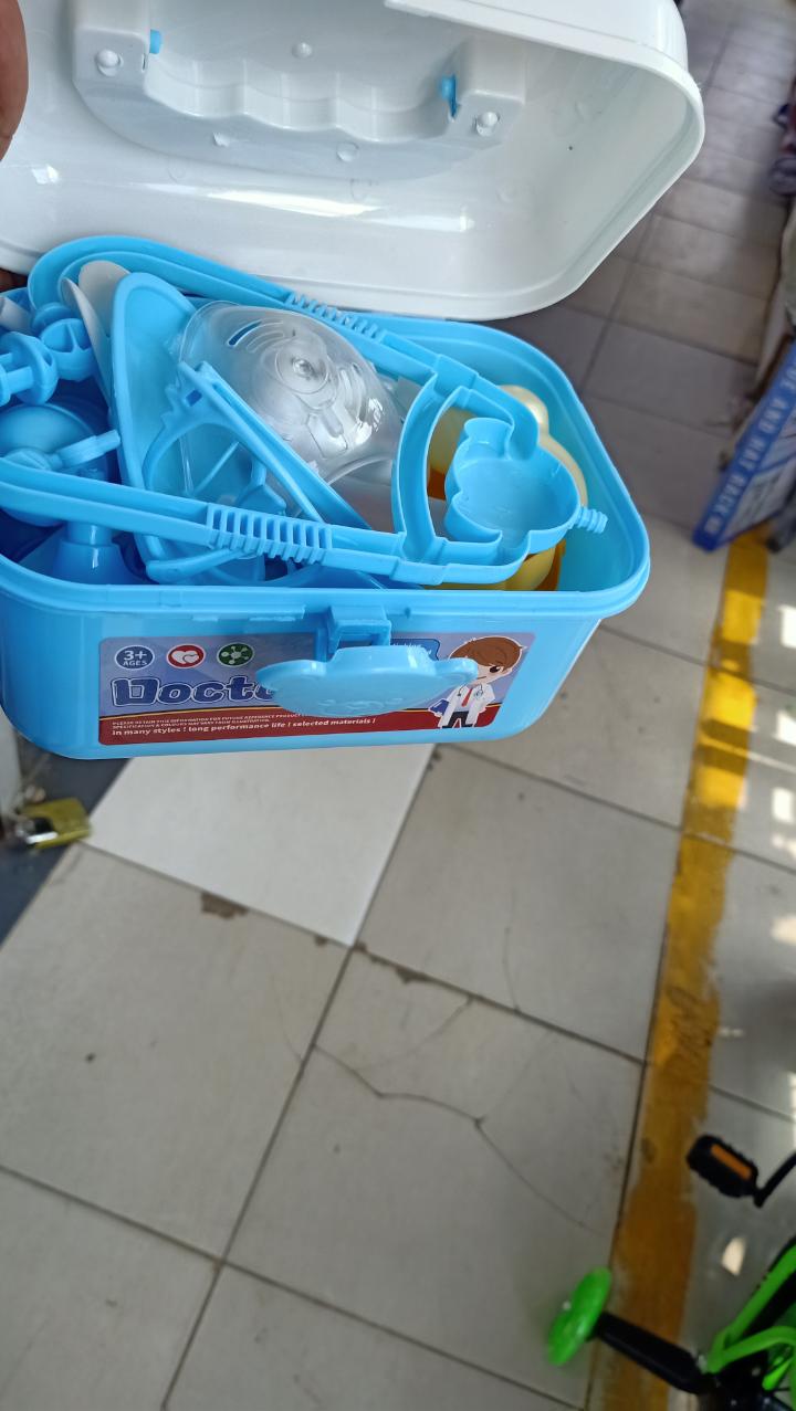 DOCTOR PLAYSET MEDICAL KIT CONTAINS CHILDREN'S INJECTIONS, LIGHTED PLAY STETHOSCOPE FOR KIDS, DENTIST KIT KIDS DOCTOR KIT FOR TODDLERS 3-5 WITH MEDICAL STORAGE BAG & REAL STETHOSCOPE, PRETEND PLAY SET