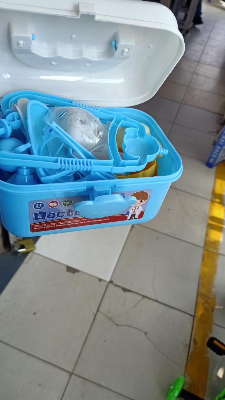 DOCTOR PLAYSET MEDICAL KIT CONTAINS CHILDREN'S INJECTIONS, LIGHTED PLAY STETHOSCOPE FOR KIDS, DENTIST KIT KIDS DOCTOR KIT FOR TODDLERS 3-5 WITH MEDICAL STORAGE BAG & REAL STETHOSCOPE, PRETEND PLAY SET